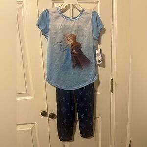 Disney Frozen 2 piece pj set girls size 8